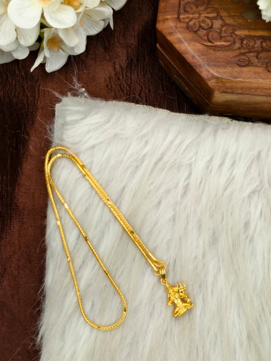 ✨Foming  Dollar Matte Finish Chain – Gold Plated Jewellery for Women✨