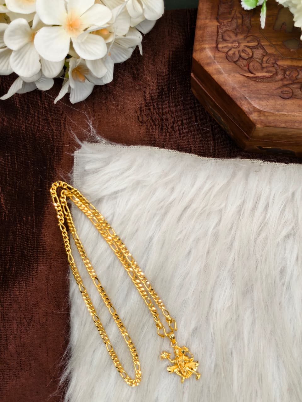 ✨Foming  Dollar Matte Finish Chain – Gold Plated Jewellery for Women✨