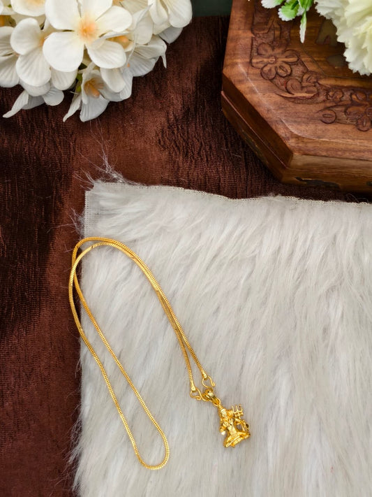 ✨Foming  Dollar Matte Finish Chain – Gold Plated Jewellery for Women✨