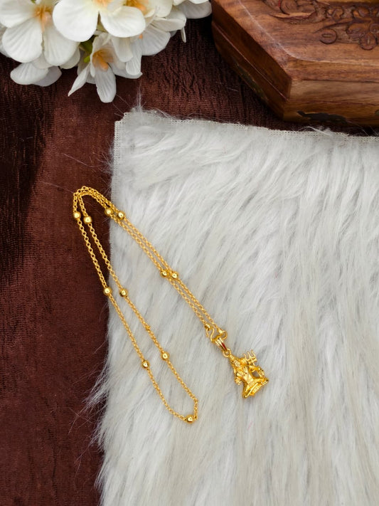 ✨Foming  Dollar Matte Finish Chain – Gold Plated Jewellery for Women✨