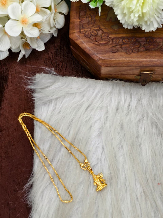 ✨Foming  Dollar Matte Finish Chain – Gold Plated Jewellery for Women✨