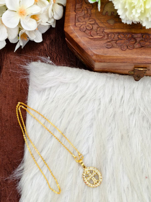 ✨Foming  Dollar Matte Finish Chain – Gold Plated Jewellery for Women✨