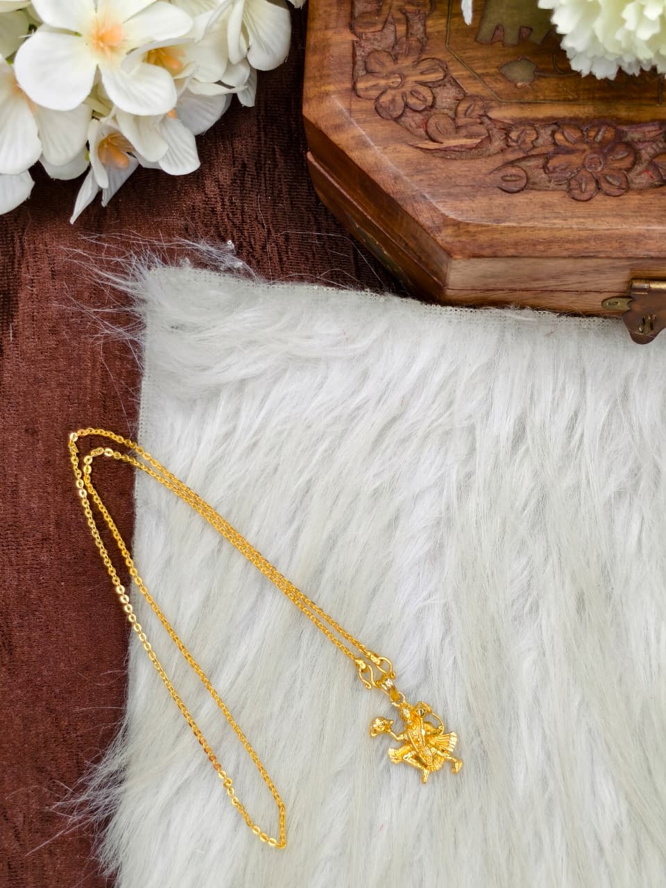 ✨Foming  Dollar Matte Finish Chain – Gold Plated Jewellery for Women✨