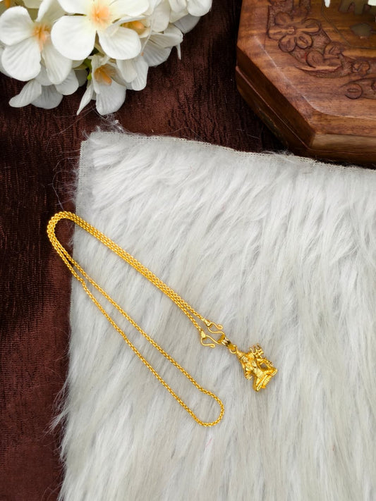 ✨Foming  Dollar Matte Finish Chain – Gold Plated Jewellery for Women✨