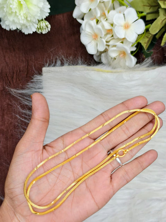 Forming matte finished (1Gram gold plated) Model Chain