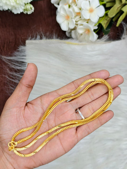Forming matte finished (1Gram gold plated) Model Chain