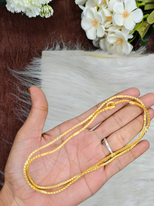 Forming matte finished (1Gram gold plated) Model Chain