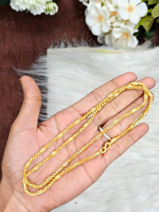 Forming matte finished (1Gram gold plated) Model Chain