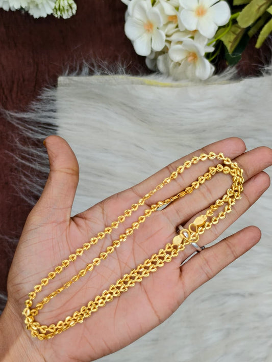 Forming matte finished (1Gram gold plated) Model Chain