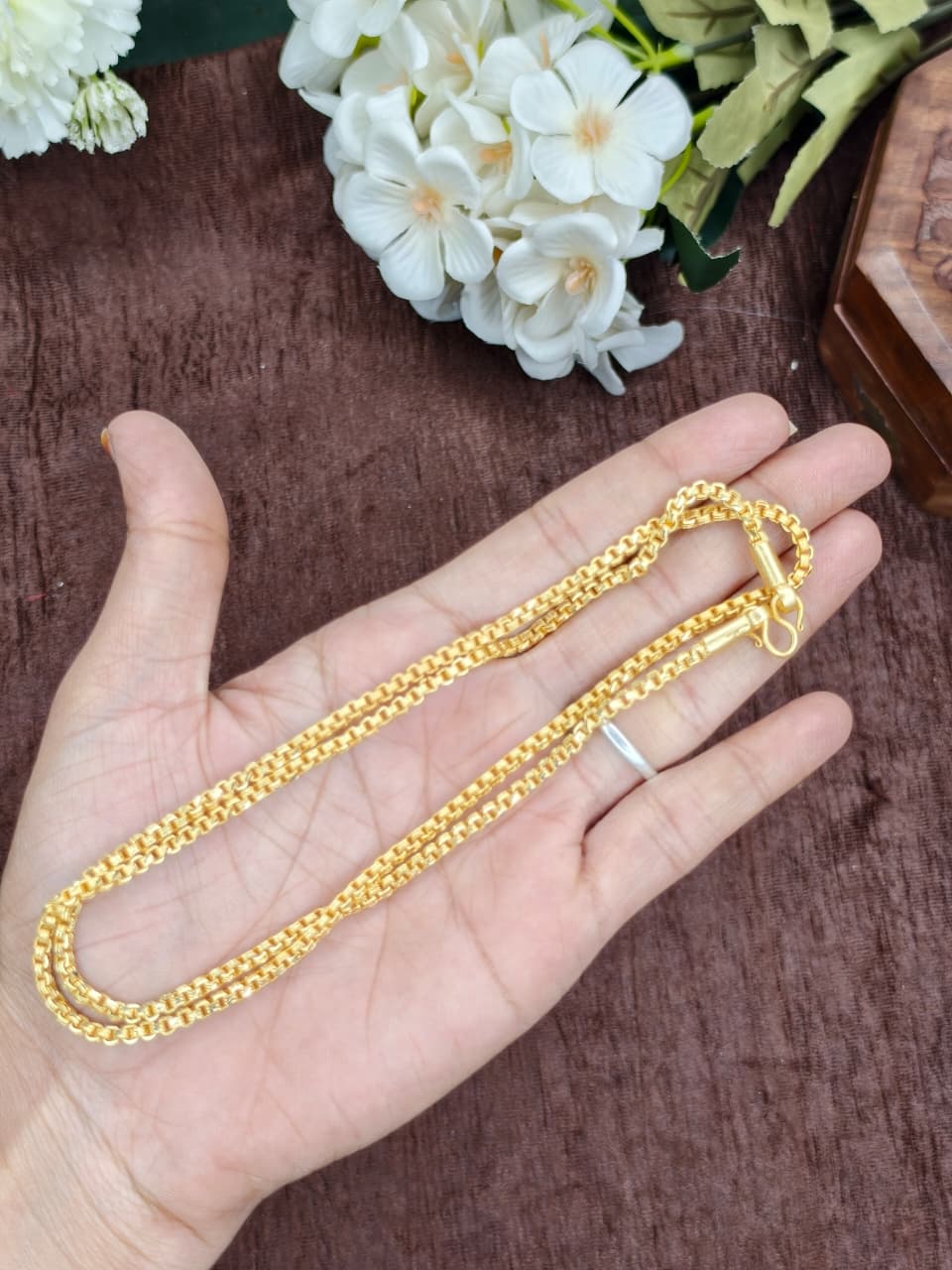 Forming matte finished (1Gram gold plated) Model Chain