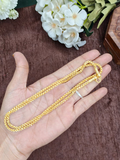 Forming matte finished (1Gram gold plated) Model Chain
