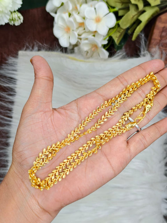 Forming matte finished (1Gram gold plated) Model Chain