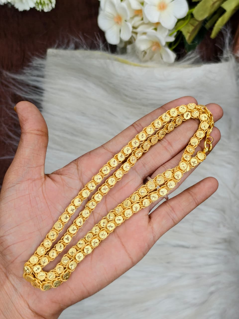 Forming matte finished (1Gram gold plated) Model Chain