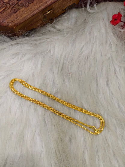 Forming matte finished (1Gram gold plated) Model Chain