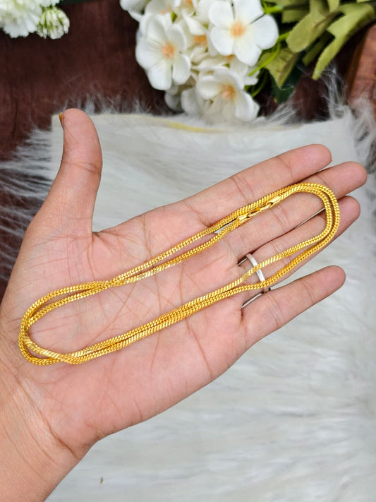 Forming matte finished (1Gram gold plated) Model Chain
