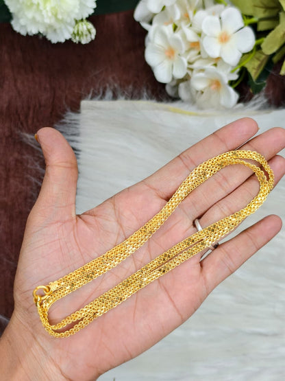 Forming matte finished (1Gram gold plated) Model Chain