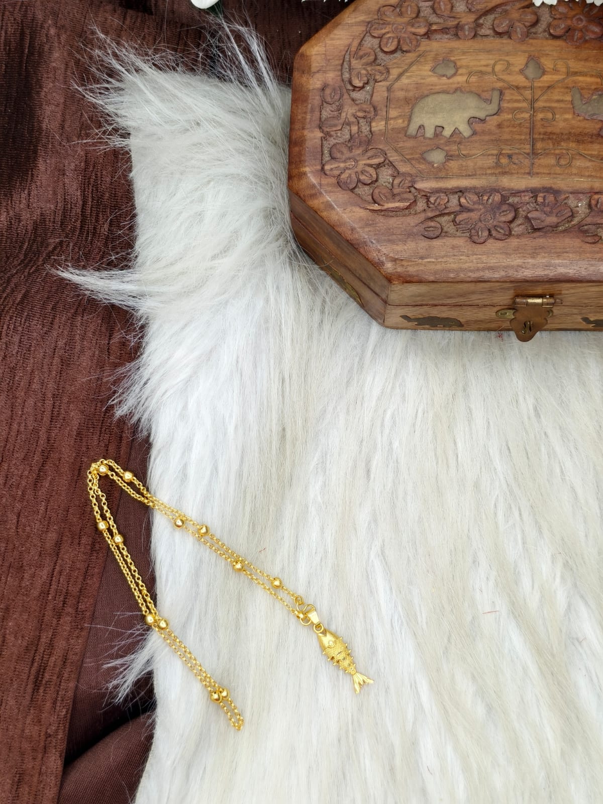 ✨ Elegant 1 Gram Gold-Plated Women’s Chain | 18 Inch Lightweight Necklace Model-20 ✨