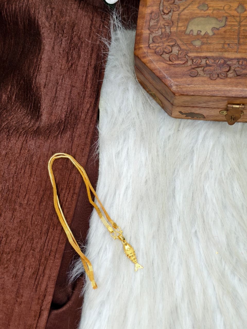 ✨ Elegant 1 Gram Gold-Plated Women’s Chain | 18 Inch Lightweight Necklace ✨