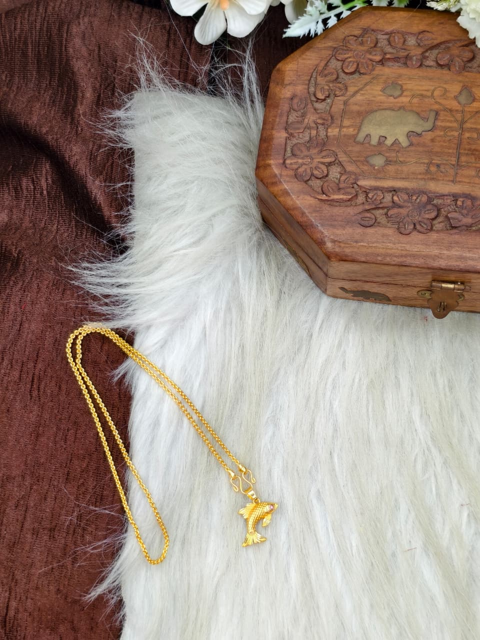 ✨ Elegant 1 Gram Gold-Plated Women’s Chain | 18 Inch Lightweight Necklace Model-15 ✨