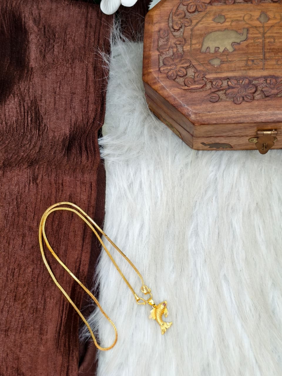 ✨ Elegant 1 Gram Gold-Plated Women’s Chain | 18 Inch Lightweight Necklace ✨