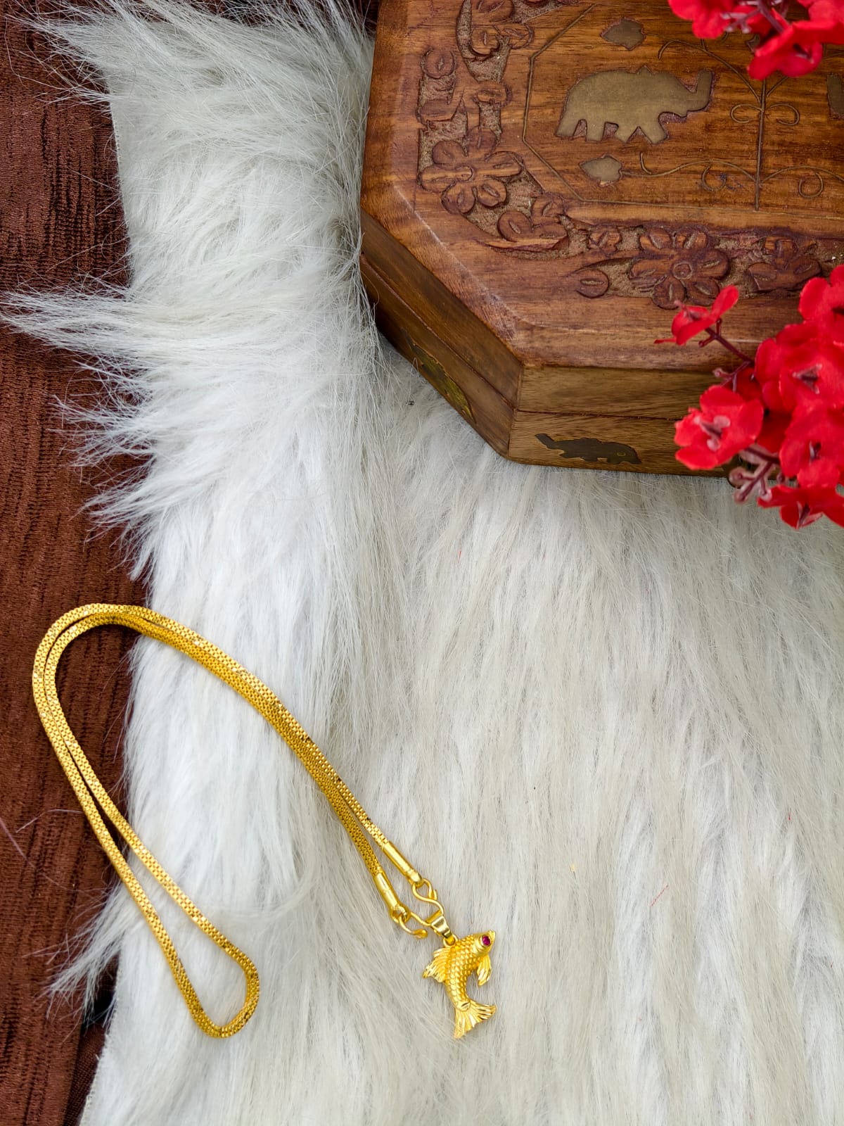 ✨ Elegant 1 Gram Gold-Plated Women’s Chain | 18 Inch Lightweight Necklace Model-26 ✨