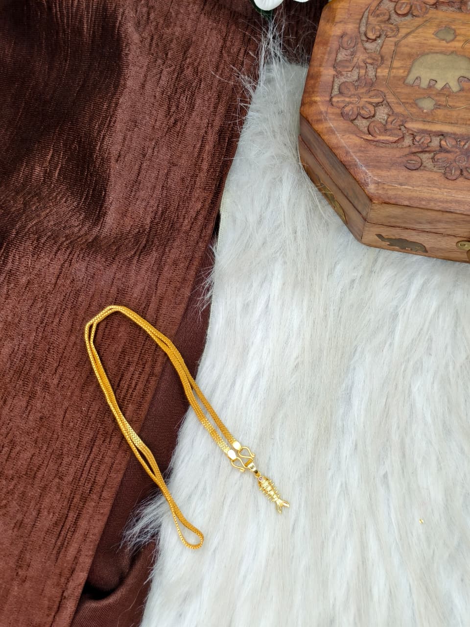 ✨ Elegant 1 Gram Gold-Plated Women’s Chain | 18 Inch Lightweight Necklace ✨