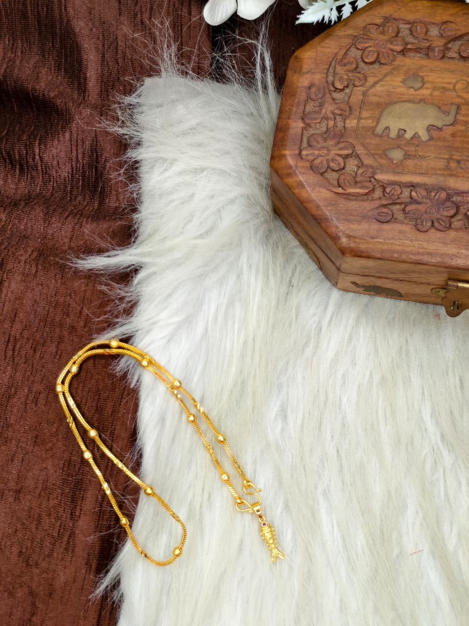 ✨ Elegant 1 Gram Gold-Plated Women’s Chain | 18 Inch Lightweight Necklace Model-17 ✨