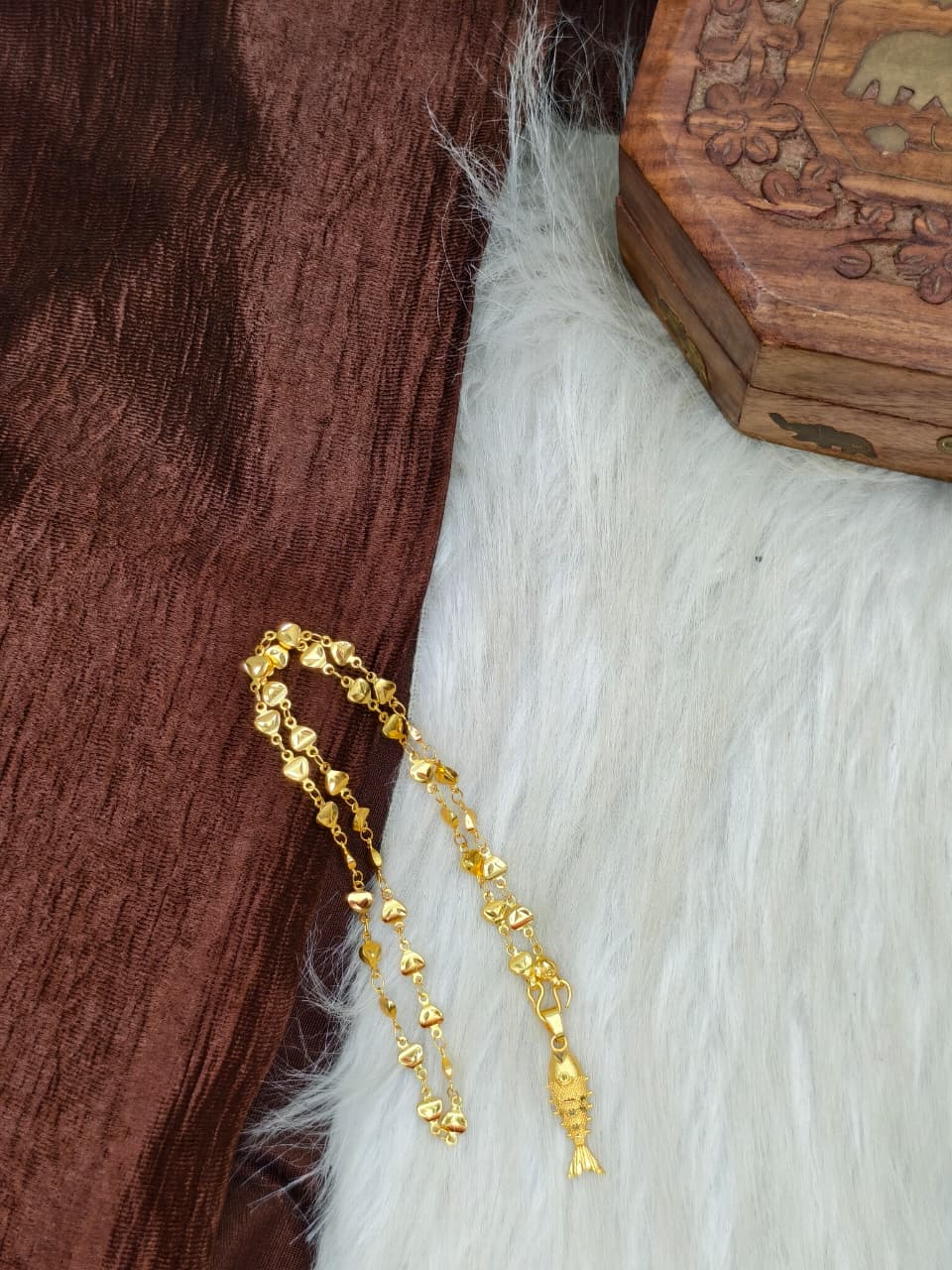 ✨ Elegant 1 Gram Gold-Plated Women’s Chain | 18 Inch Lightweight Necklace ✨