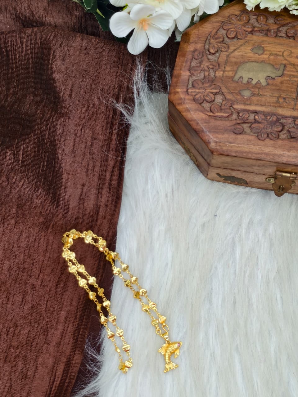 ✨ Elegant 1 Gram Gold-Plated Women’s Chain | 18 Inch Lightweight Necklace ✨