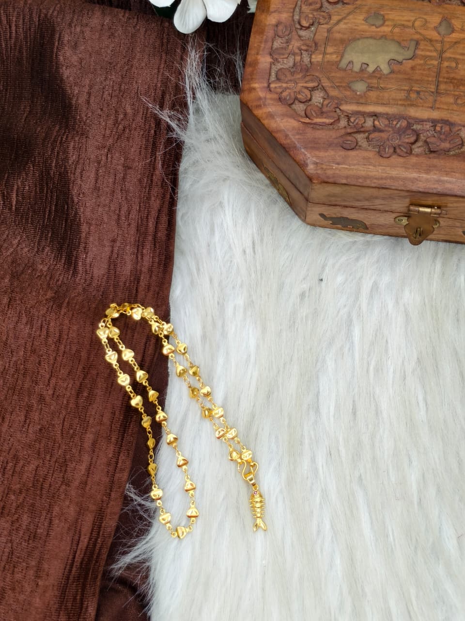 ✨ Elegant 1 Gram Gold-Plated Women’s Chain | 18 Inch Lightweight Necklace ✨