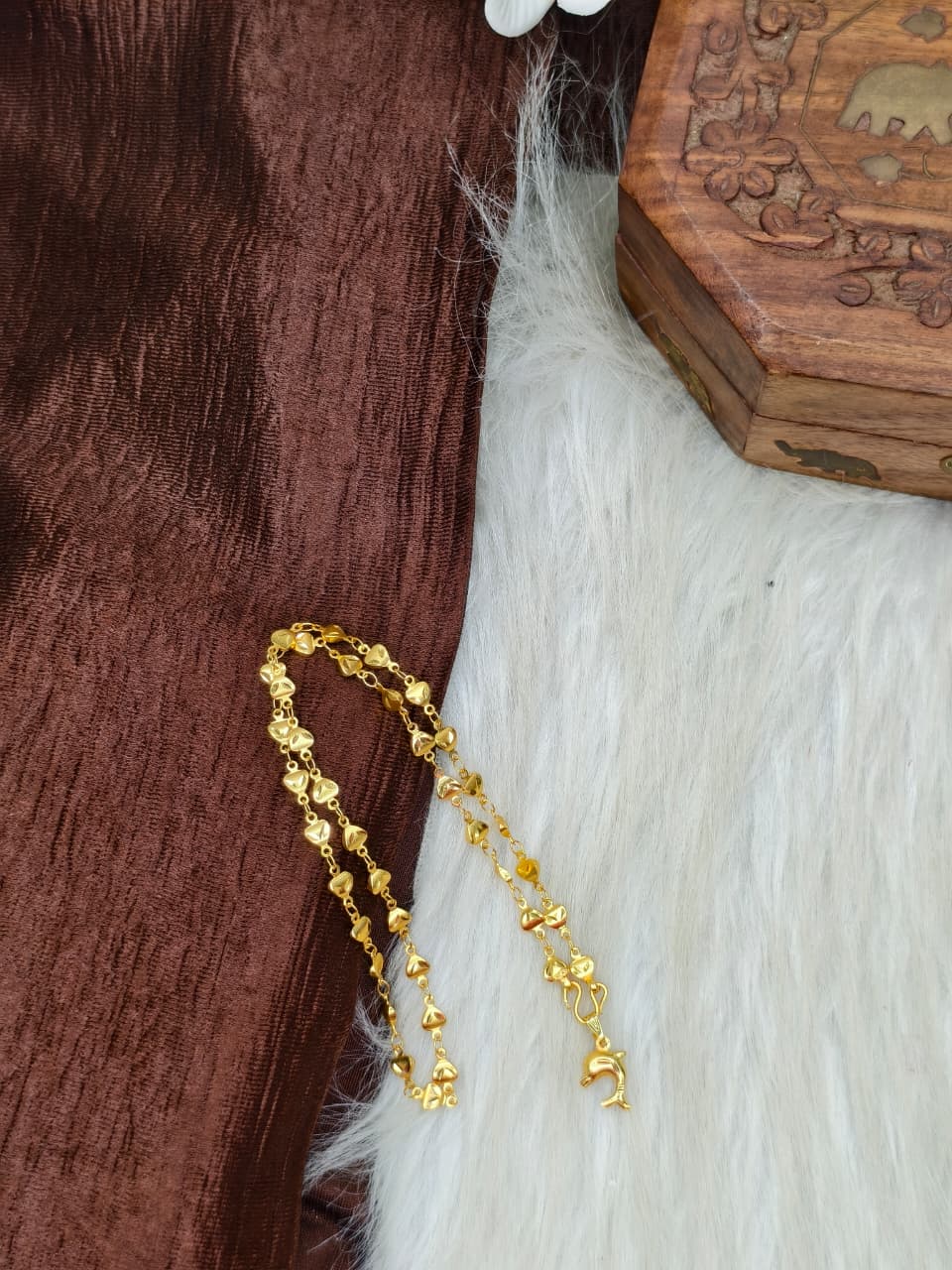 ✨ Elegant 1 Gram Gold-Plated Women’s Chain | 18 Inch Lightweight Necklace ✨