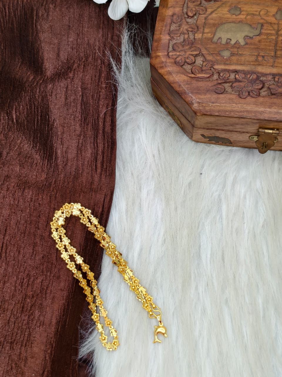 ✨ Elegant 1 Gram Gold-Plated Women’s Chain | 18 Inch Lightweight Necklace ✨