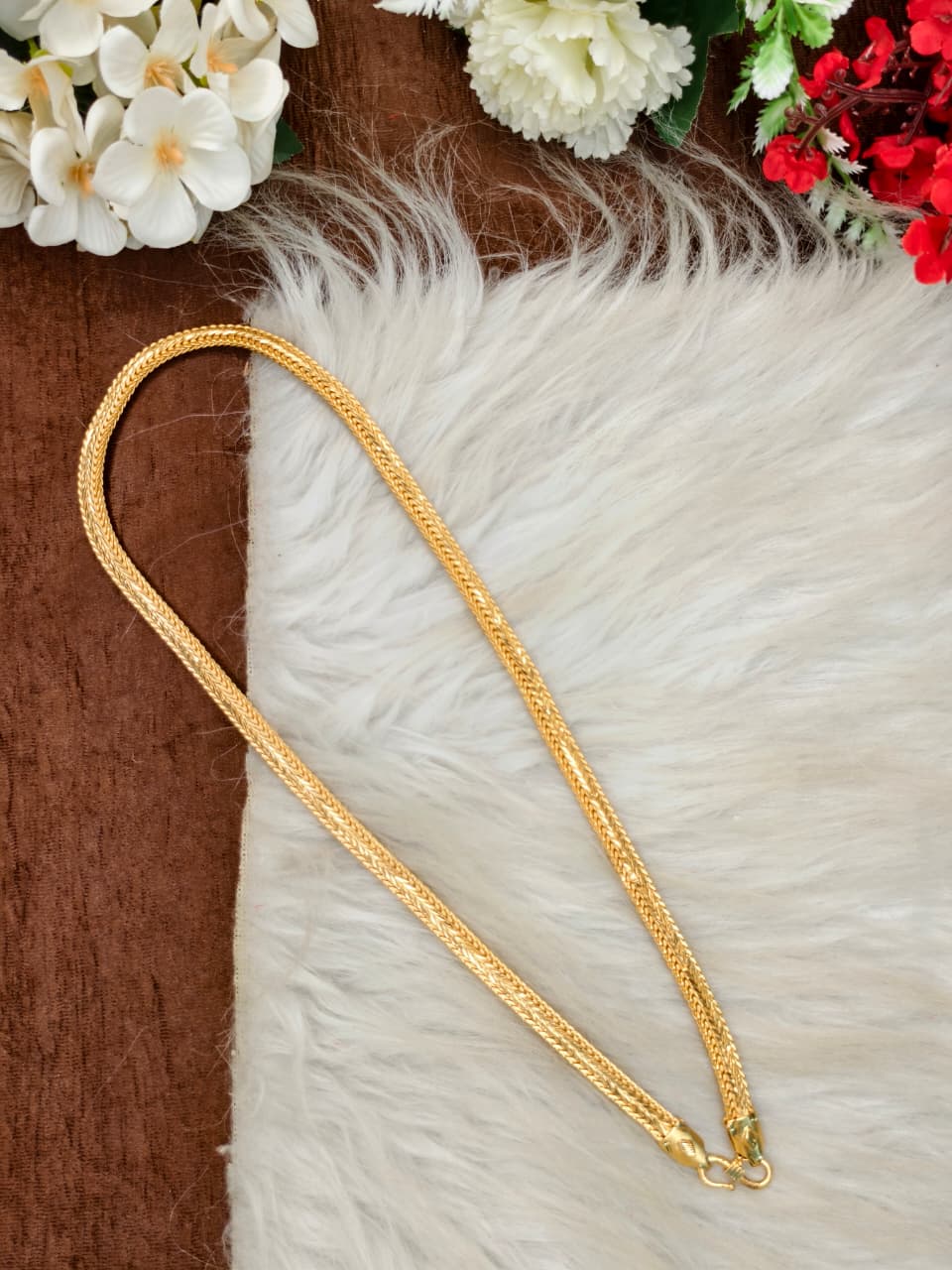 Men’s Elite Gold-Plated Chain – Modern Heavy-Style Design Model-15