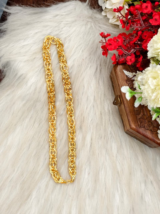 Exclusive Men's Gold-Plated Chain – Premium Bold Design