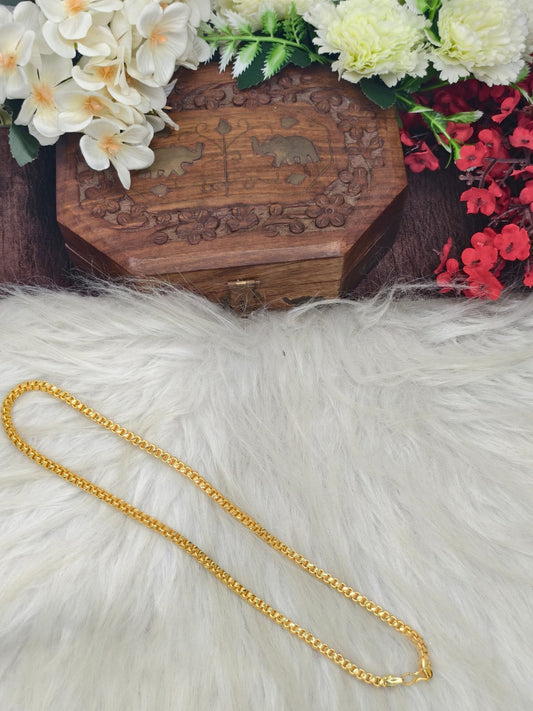 Men’s Signature Gold Chain – Unique Heavy Look Design