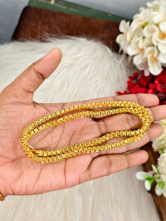 Men’s Signature Gold Chain – Unique Heavy Look Design