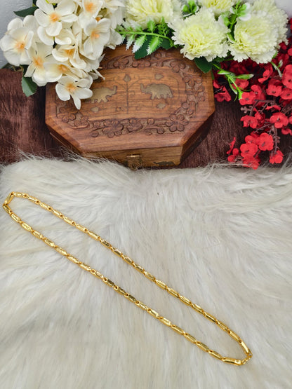 Royal Men’s Gold Chain – Luxury Finish & Unique Pattern