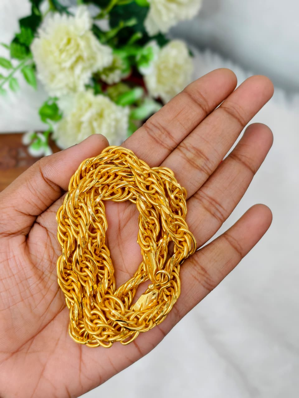 Exclusive Men's Gold-Plated Chain – Premium Bold Design