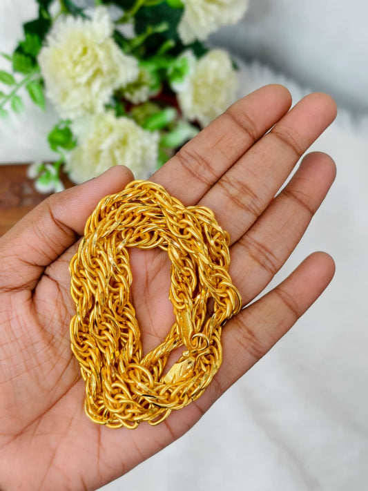 Exclusive Men's Gold-Plated Chain – Premium Bold Design