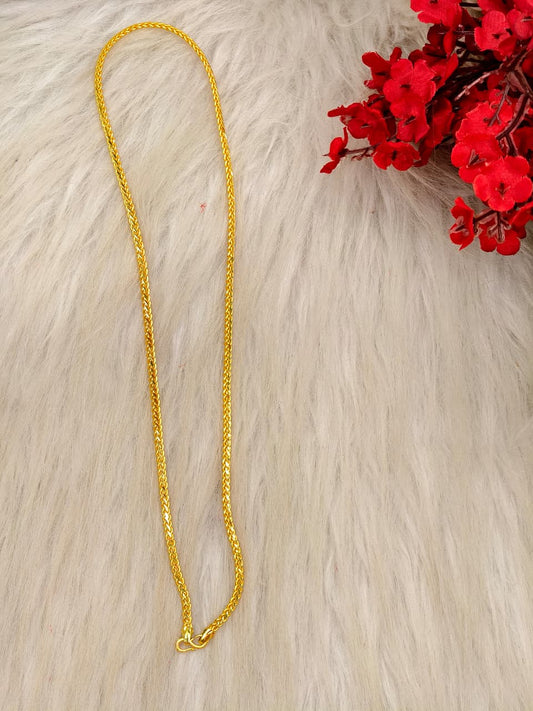 Men’s Exclusive Matte Gold Chain – Trendy & Powerful Style