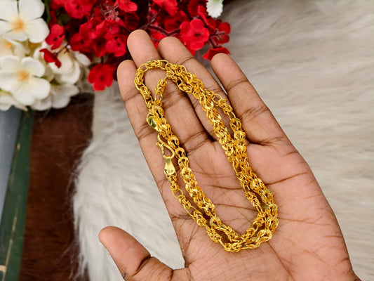 Exclusive Men's Gold-Plated Chain – Premium Bold Design