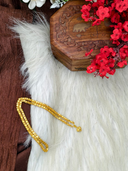 ✨ Elegant 1 Gram Gold-Plated Women’s Chain | 18 Inch Lightweight Necklace Model-24 ✨