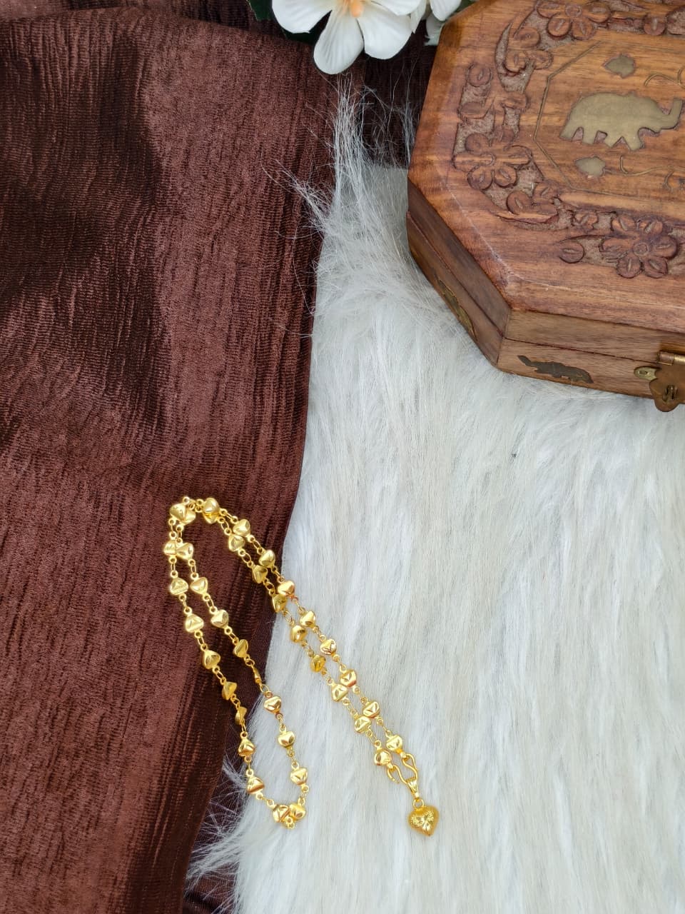 ✨ Elegant 1 Gram Gold-Plated Women’s Chain | 18 Inch Lightweight Necklace ✨