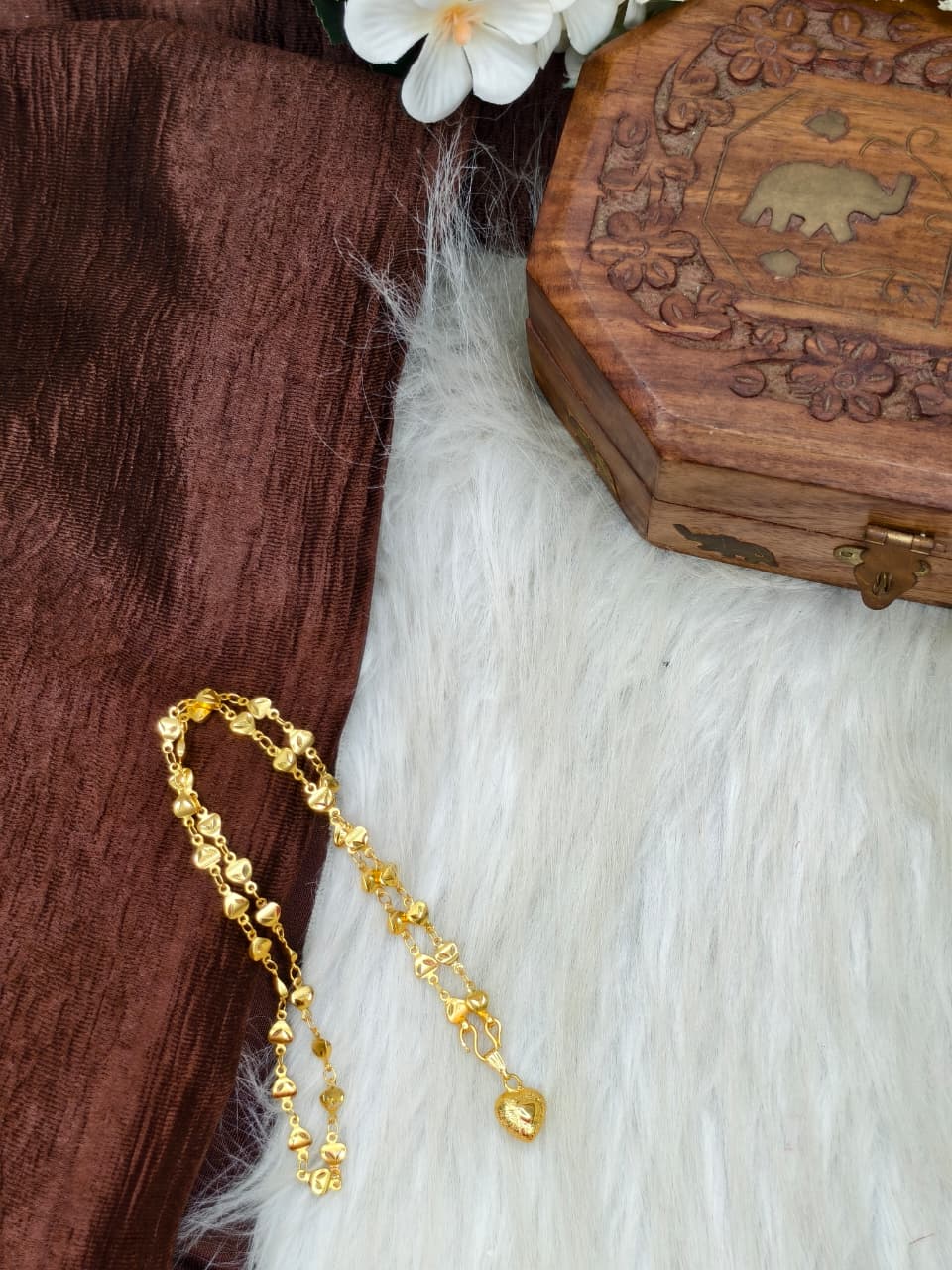 ✨ Elegant 1 Gram Gold-Plated Women’s Chain | 18 Inch Lightweight Necklace ✨