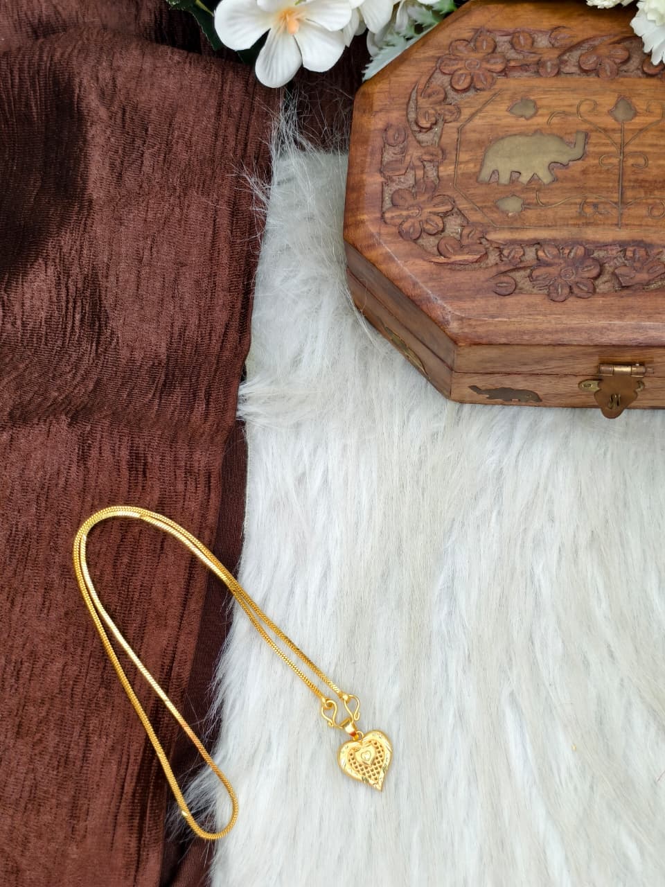 ✨ Elegant 1 Gram Gold-Plated Women’s Chain | 18 Inch Lightweight Necklace ✨