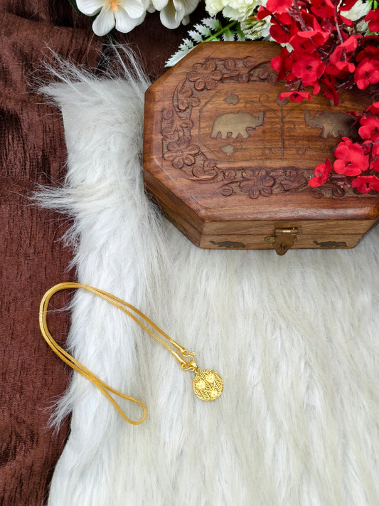 ✨ Elegant 1 Gram Gold-Plated Women’s Chain | 18 Inch Lightweight Necklace Model-26 ✨