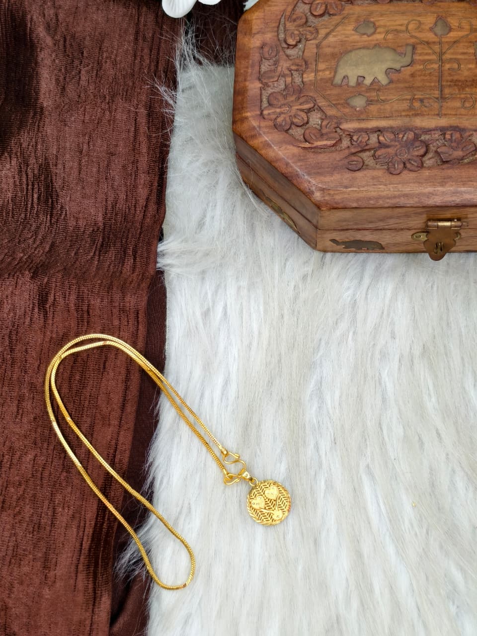 ✨ Elegant 1 Gram Gold-Plated Women’s Chain | 18 Inch Lightweight Necklace ✨