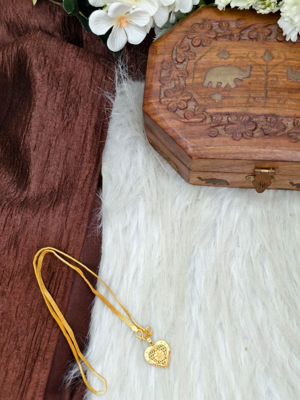 ✨ Elegant 1 Gram Gold-Plated Women’s Chain | 18 Inch Lightweight Necklace ✨