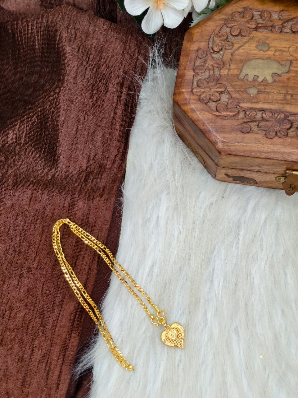 ✨ Elegant 1 Gram Gold-Plated Women’s Chain | 18 Inch Lightweight Necklace ✨