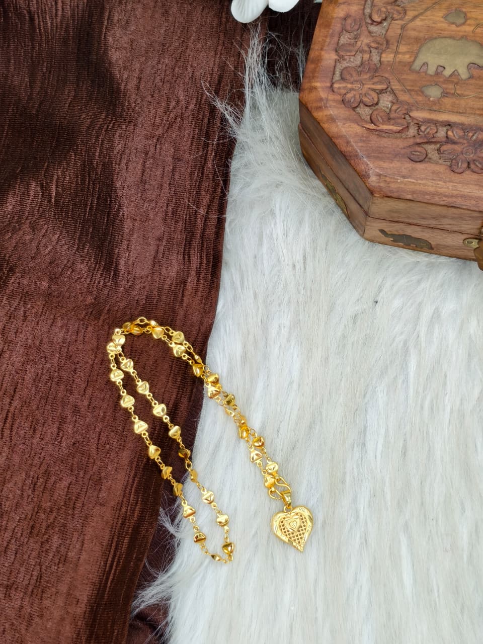 ✨ Elegant 1 Gram Gold-Plated Women’s Chain | 18 Inch Lightweight Necklace ✨